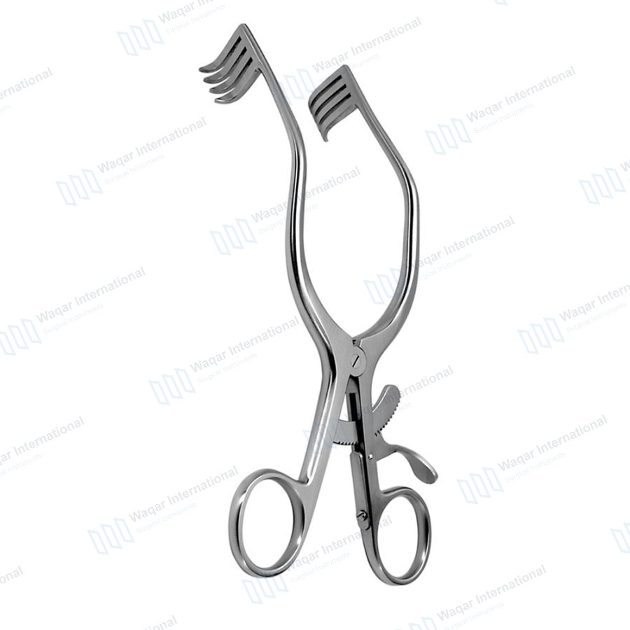 Stainless Steel Weitlaner Self Retaining Surgical Retractor Reusable Instrument — surgical instruments manufactured by Waqar International, Sialkot