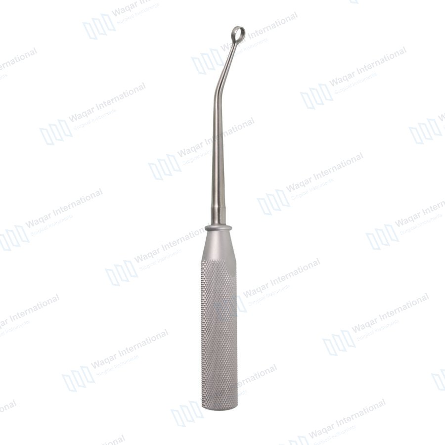 Cone Ring Curette 9 Inch Angled — surgical instruments manufactured by Waqar International, Sialkot