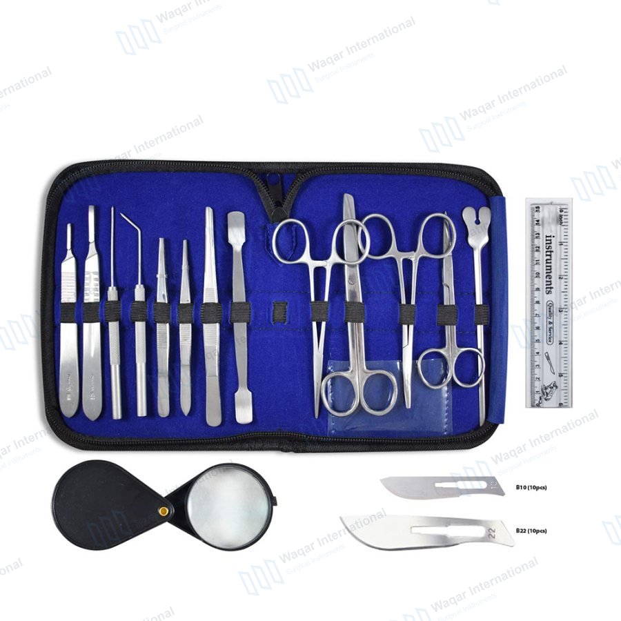 Surgery Tool Kit Scissor Tweezer Scaler Forceps 13 — dental instruments manufactured by Waqar International, Sialkot