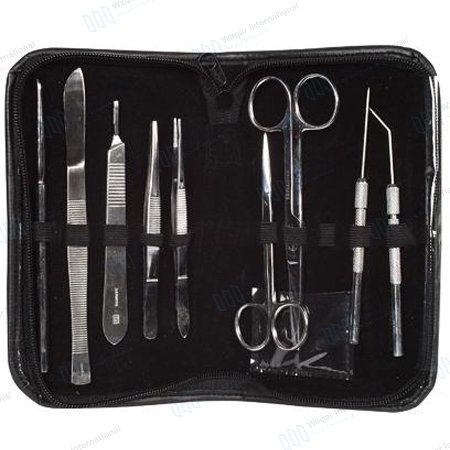 Basic Medical Dissecting Kit Stainless Steel Surgical Instrument — surgical instruments manufactured by Waqar International, Sialkot
