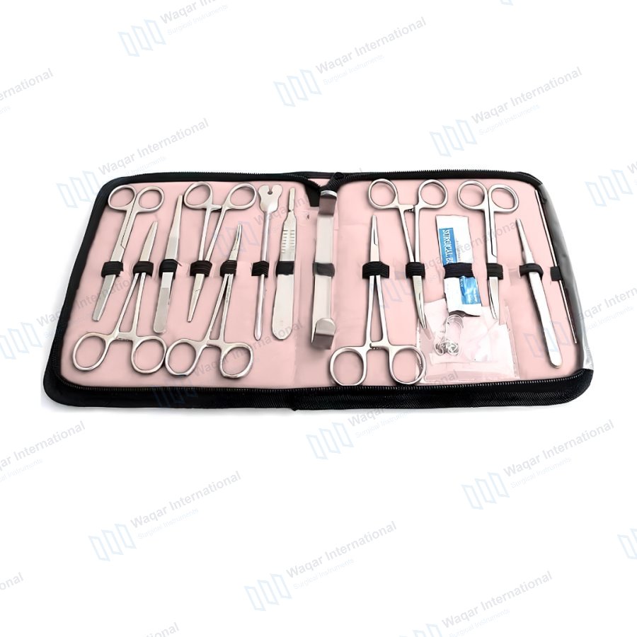 Dissecting Kit Anatomy Set Stainless Steel Medical Student Instruments — surgical instruments manufactured by Waqar International, Sialkot
