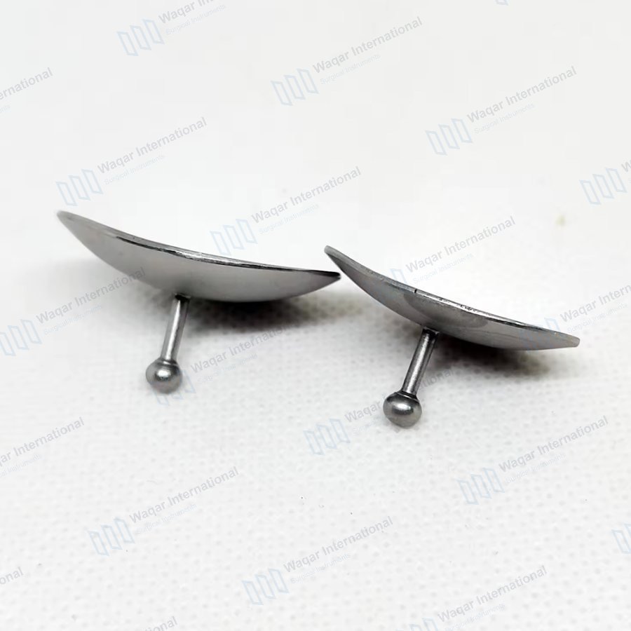 Protective Stainless Steel Laser Eye Shield — eye instruments manufactured by Waqar International, Sialkot