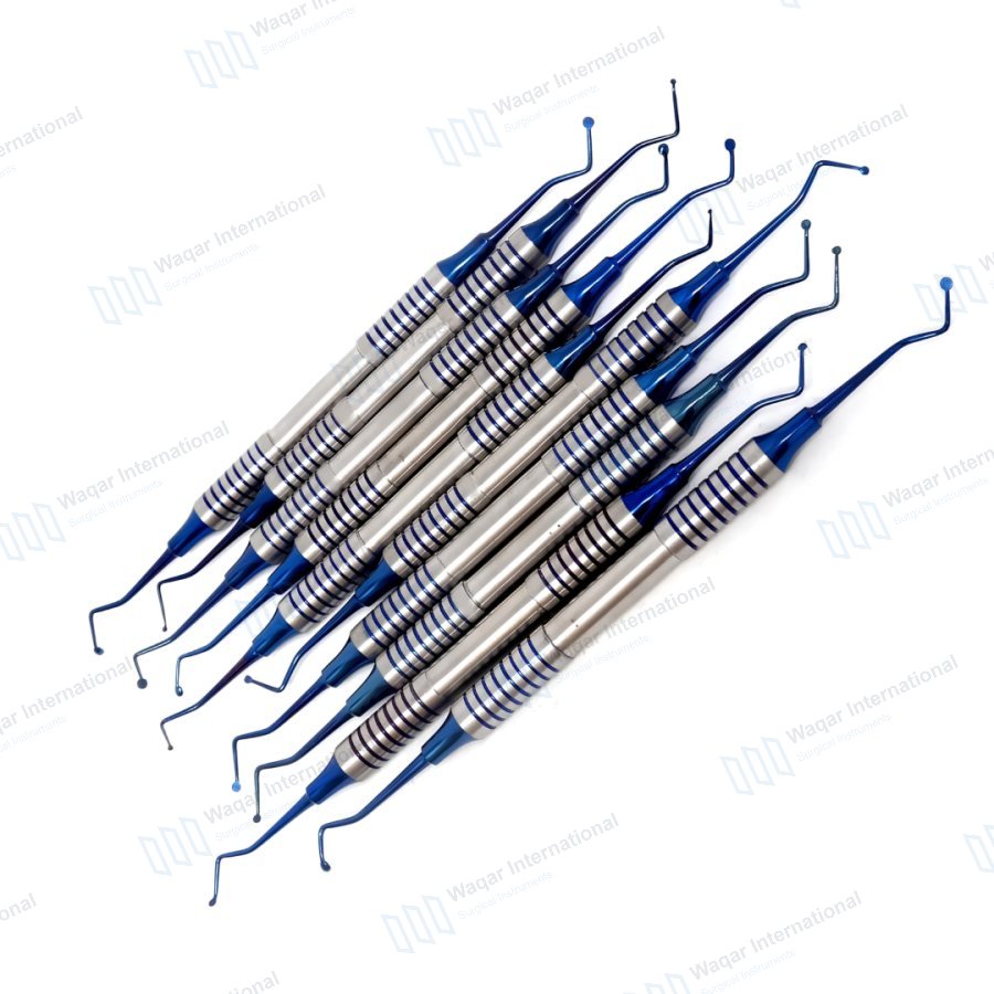 10 PCS Dental Spoon Excavator Set Composite Filling — dental instruments manufactured by Waqar International, Sialkot