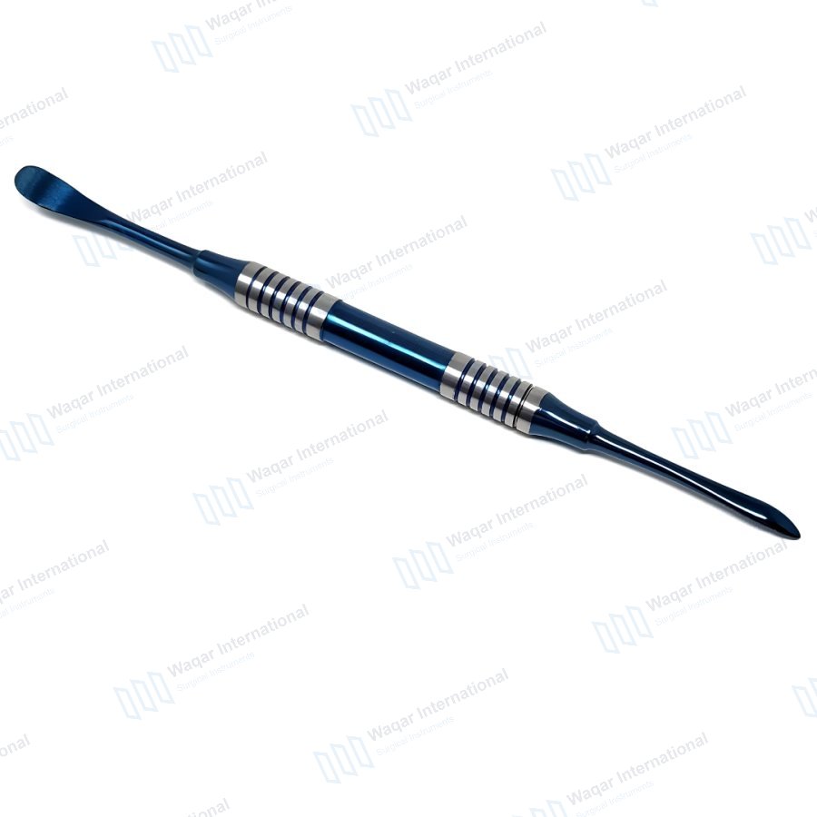 Dental Periosteal Elevator Molt M9 Blue Titanium Instrument — dental instruments manufactured by Waqar International, Sialkot