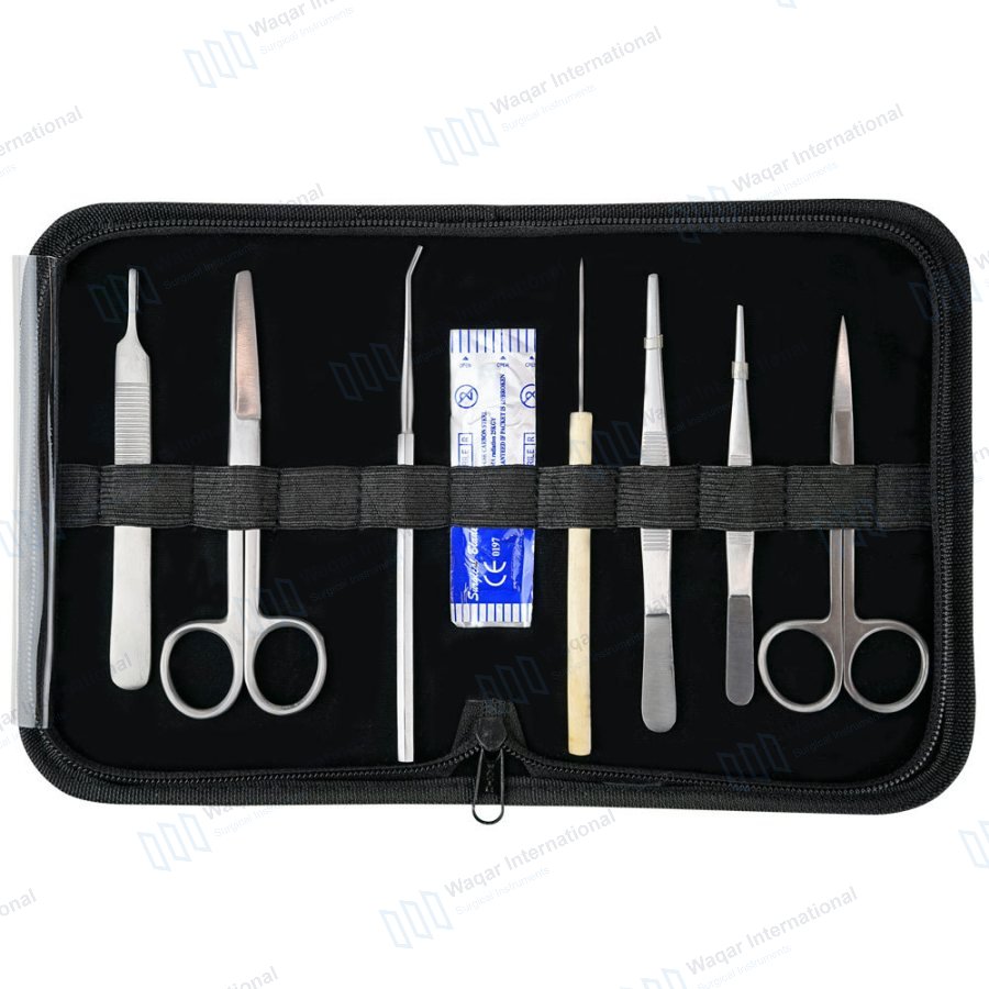 Anatomy Dissecting Kit Medical Student Stainless Steel Tools — surgical instruments manufactured by Waqar International, Sialkot