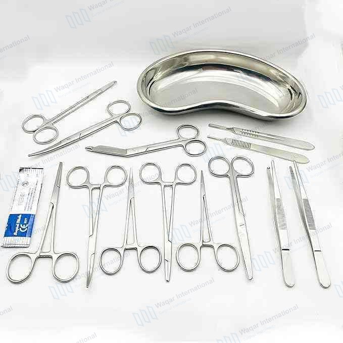 Surgery Kit Stainless Steel Surgical Instruments — surgical instruments manufactured by Waqar International, Sialkot