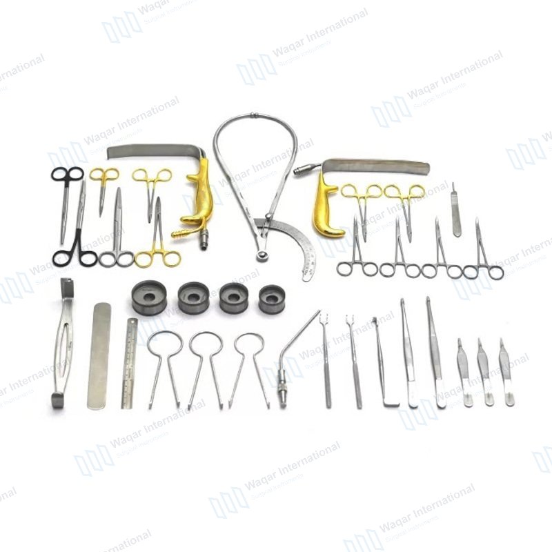 Complete Stainless Steel Orthopedic Surgical Instrument Set Needle — orthopedic instruments manufactured by Waqar International, Sialkot