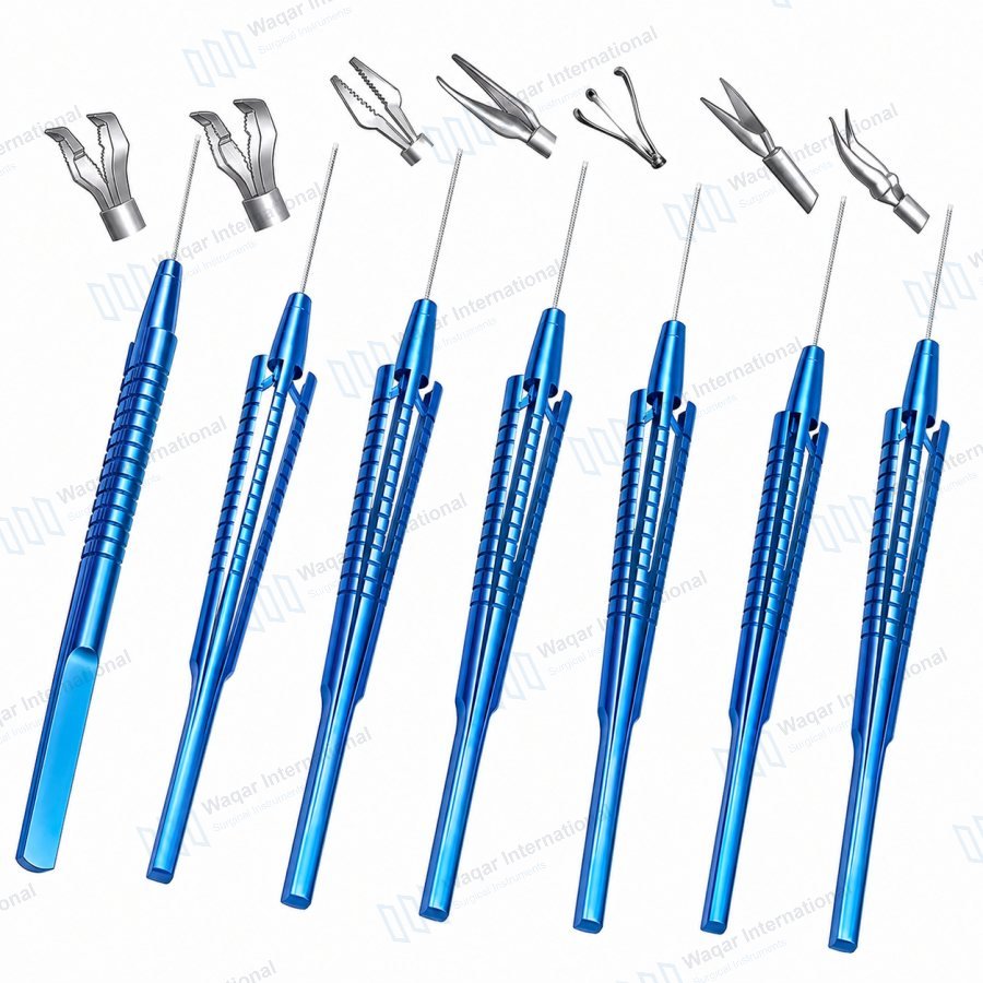 Stainless Steel 23G Capsulorhexis Forceps — eye instruments manufactured by Waqar International, Sialkot