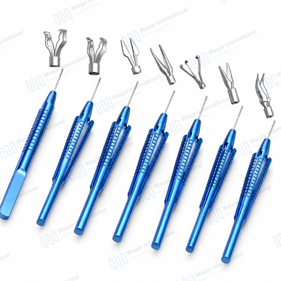 23G Stainless Steel Capsulorhexis Forceps Ophthalmic Eye Surgery Instrument — eye instruments manufactured by Waqar International, Sialkot
