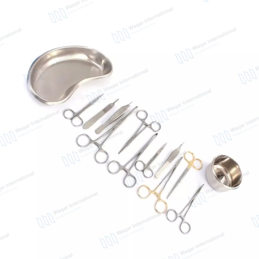 Hand Surgery Kit Micro Surgical Instrument Set German — surgical instruments manufactured by Waqar International, Sialkot