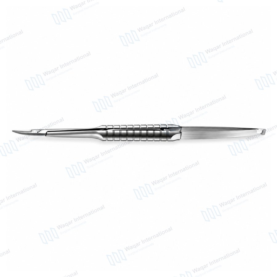 Barraquer Needle Holder with Lock Precision Eye Surgery — surgical instruments manufactured by Waqar International, Sialkot