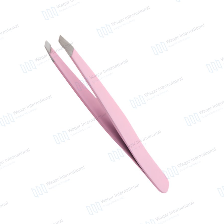 High Precision Eyebrow Tweezers, Rust-Proof Stainless Steel Grooming Tool — beauty instruments manufactured by Waqar International, Sialkot