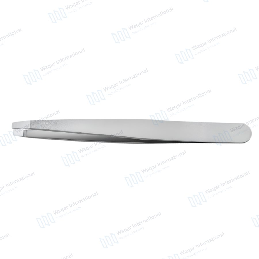 Eyebrow Tweezer Precision Slant Tip Stainless Steel Beauty — beauty instruments manufactured by Waqar International, Sialkot