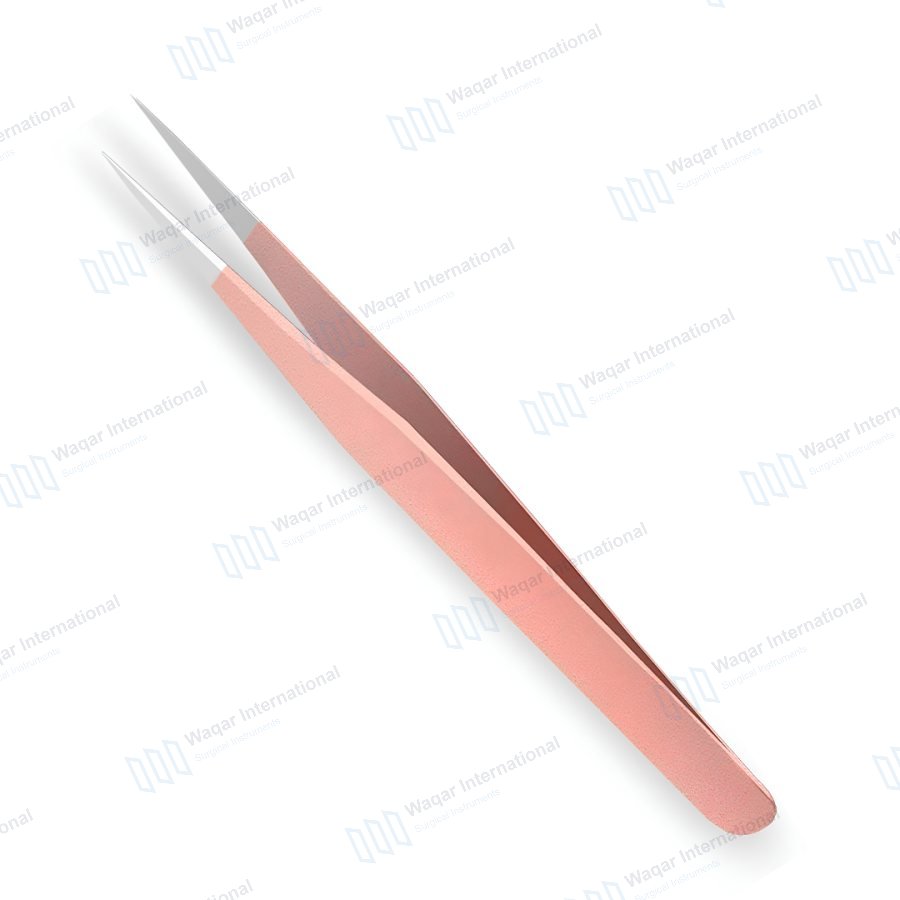 Eyelash Extension Tweezers Stainless Steel Precision Lash Tool — beauty instruments manufactured by Waqar International, Sialkot