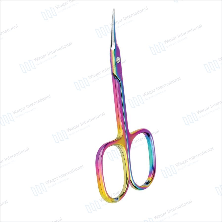Cuticle Scissors for Precision Trimming Nail Care — beauty instruments manufactured by Waqar International, Sialkot