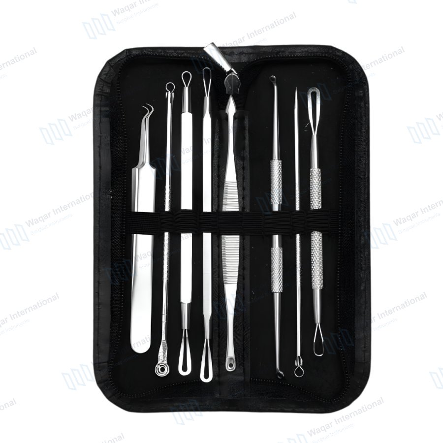 Blackhead Remover Kit Acne Removal Tools — beauty instruments manufactured by Waqar International, Sialkot