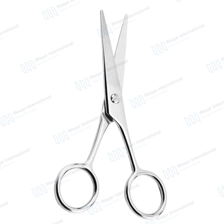 Beard Scissors Stainless Steel Mustache Trimming Shears Barber — beauty instruments manufactured by Waqar International, Sialkot