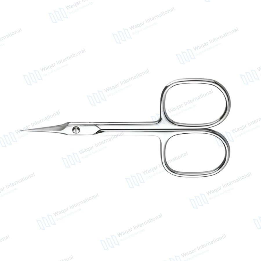 Straight Sharp Stainless Steel Nail Cuticle Scissors Manicure — beauty instruments manufactured by Waqar International, Sialkot