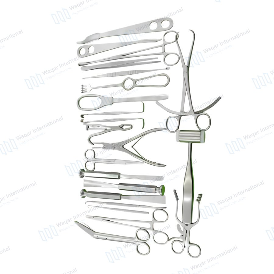 20PCS Orthopedic Surgery Set Surgical Instruments — surgical instruments manufactured by Waqar International, Sialkot