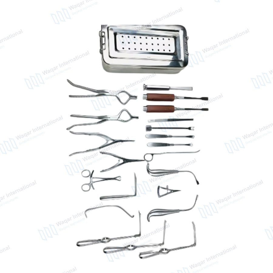Maxillofacial Surgery Instruments Set Stainless Steel Oral — dental instruments manufactured by Waqar International, Sialkot