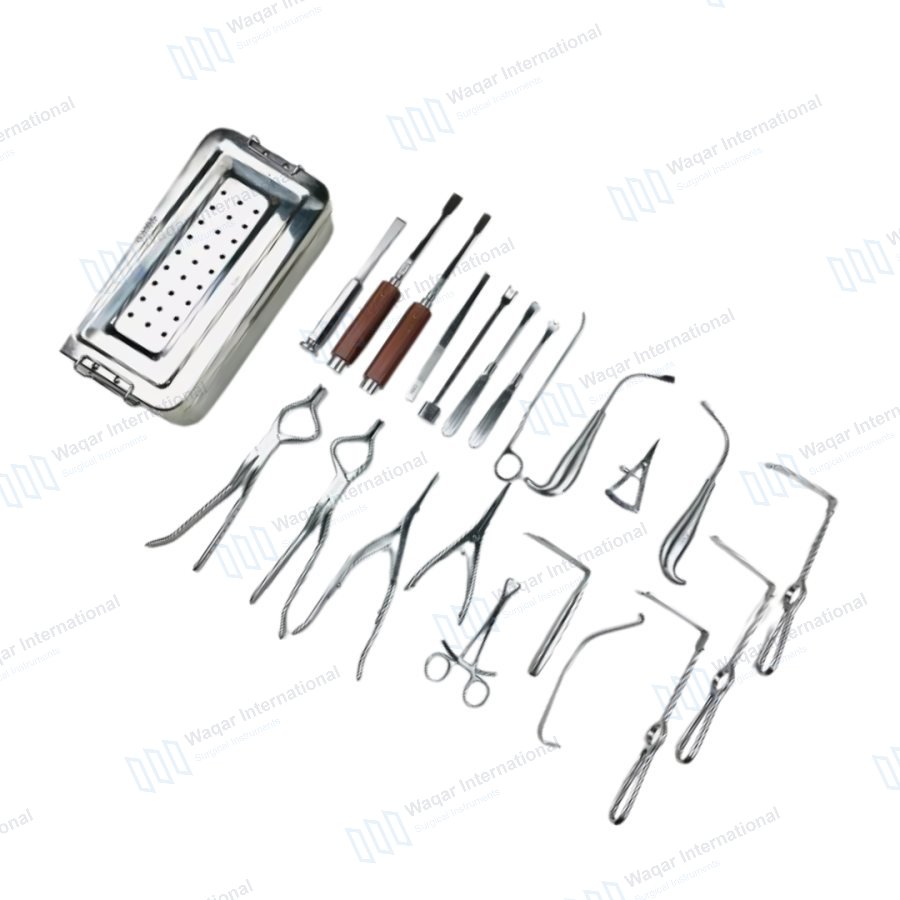 Maxillofacial Surgical Instrument Set Stainless Steel Oral Surgery — surgical instruments manufactured by Waqar International, Sialkot