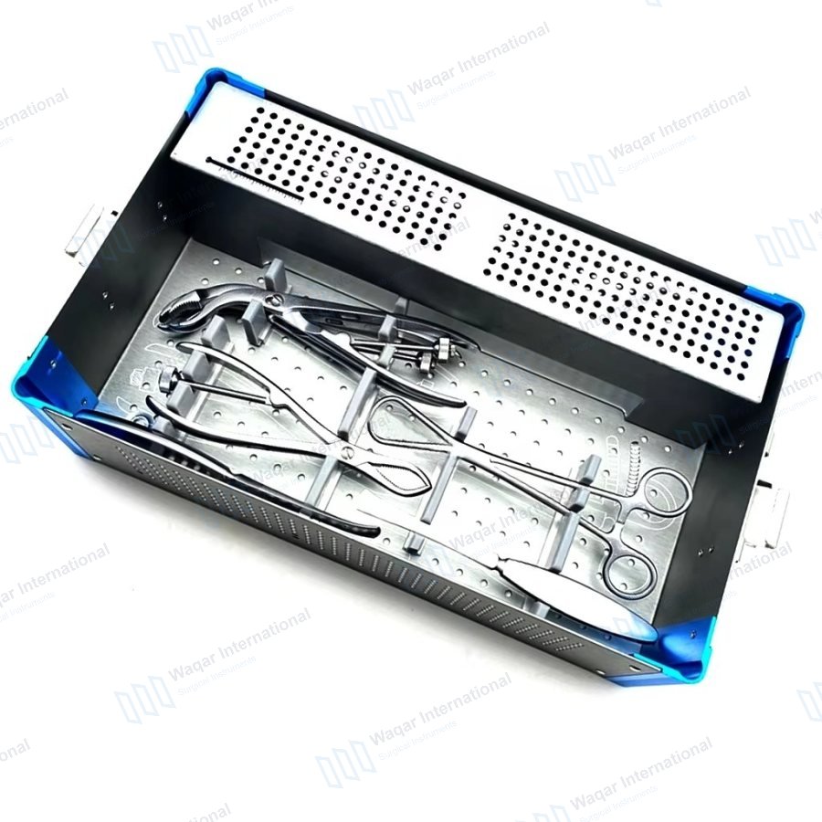 Small Fragment Surgical Instrument Set Orthopedic Bone Plating — orthopedic instruments manufactured by Waqar International, Sialkot