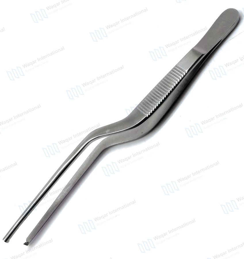 Bayonet Dressing Forceps Stainless Steel Surgical Instruments Instrument — surgical instruments manufactured by Waqar International, Sialkot