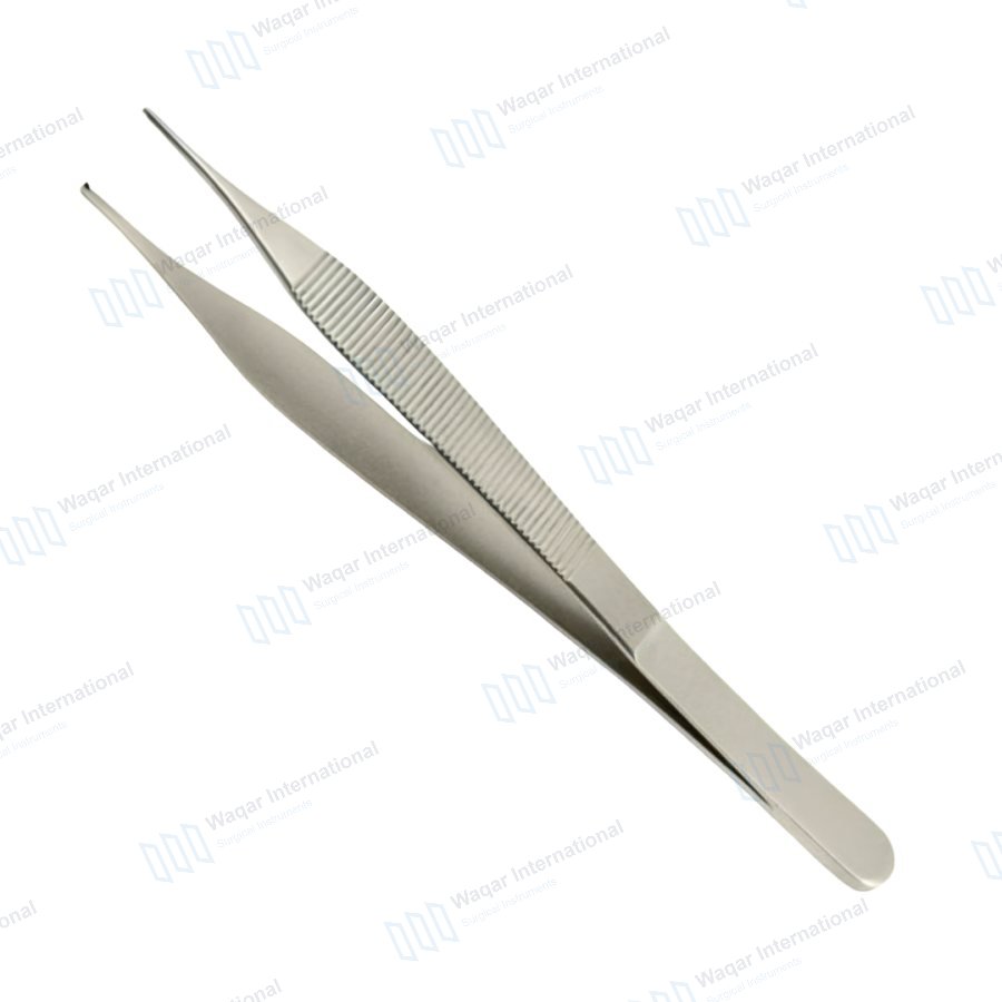 Straight Surgical Tissue Forceps Brown Pattern — surgical instruments manufactured by Waqar International, Sialkot