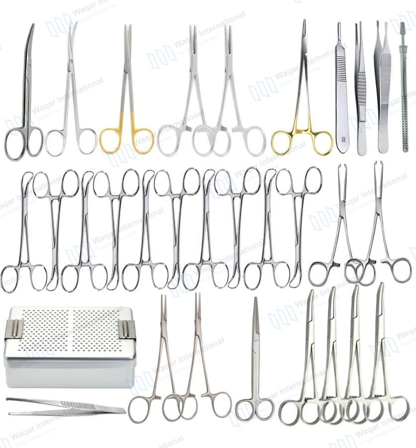Cat Spay Neuter Surgical Instrument Set — veterinary instruments manufactured by Waqar International, Sialkot