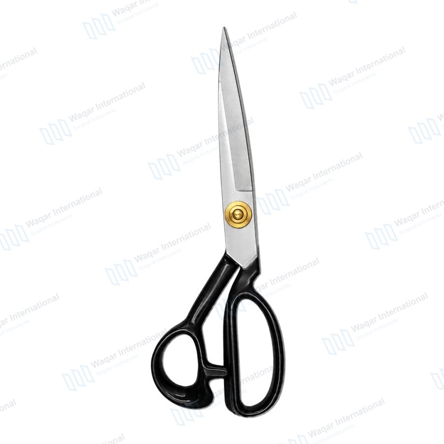 Stainless Steel Embroidery Scissors Tailor Shears Rubber — surgical instruments manufactured by Waqar International, Sialkot