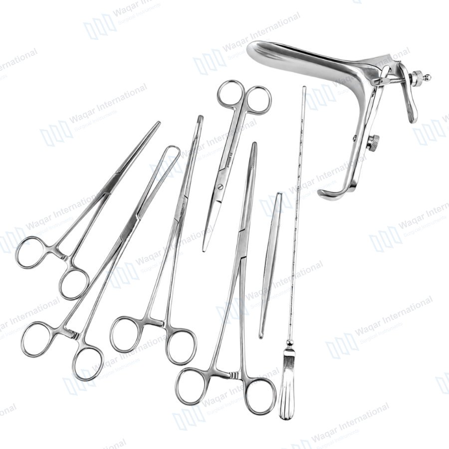 Stainless Steel IUD Insertion Instrument Set Gynecology Surgical Instruments — surgical instruments manufactured by Waqar International, Sialkot