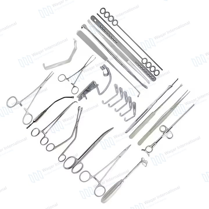 Tonsillectomy Adenoidectomy Surgical Instrument Set Stainless Steel — ent instruments manufactured by Waqar International, Sialkot