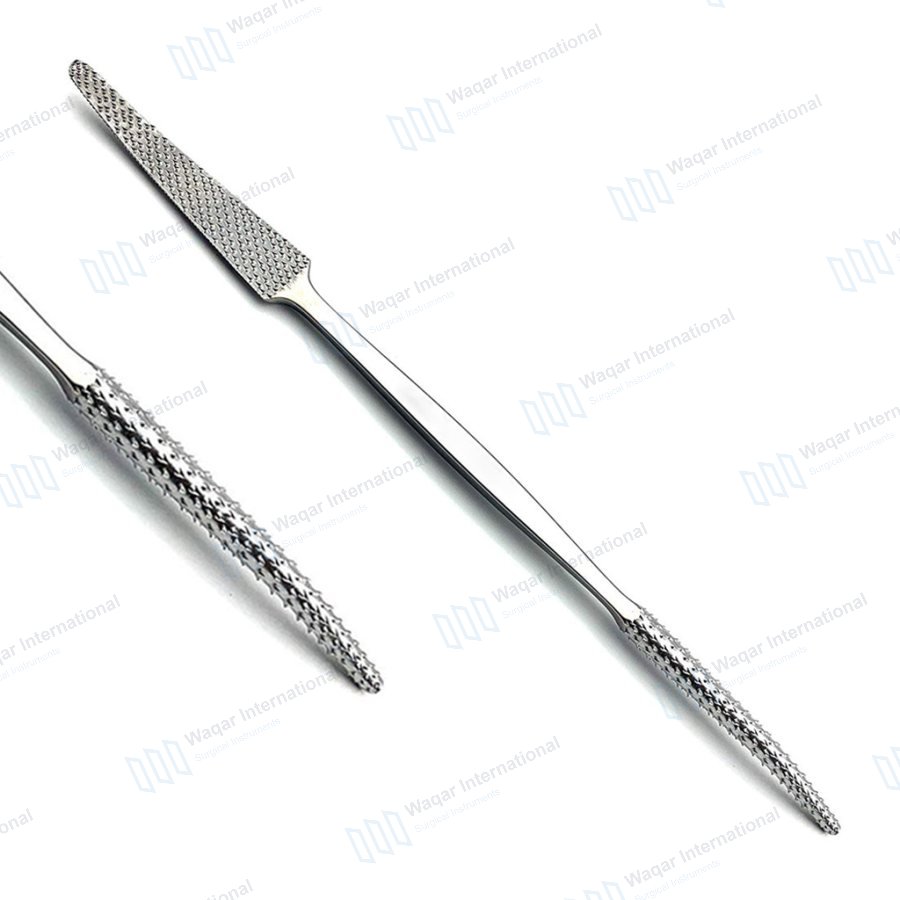 Stainless Steel Orthopedic Bone Rasp Double — orthopedic instruments manufactured by Waqar International, Sialkot