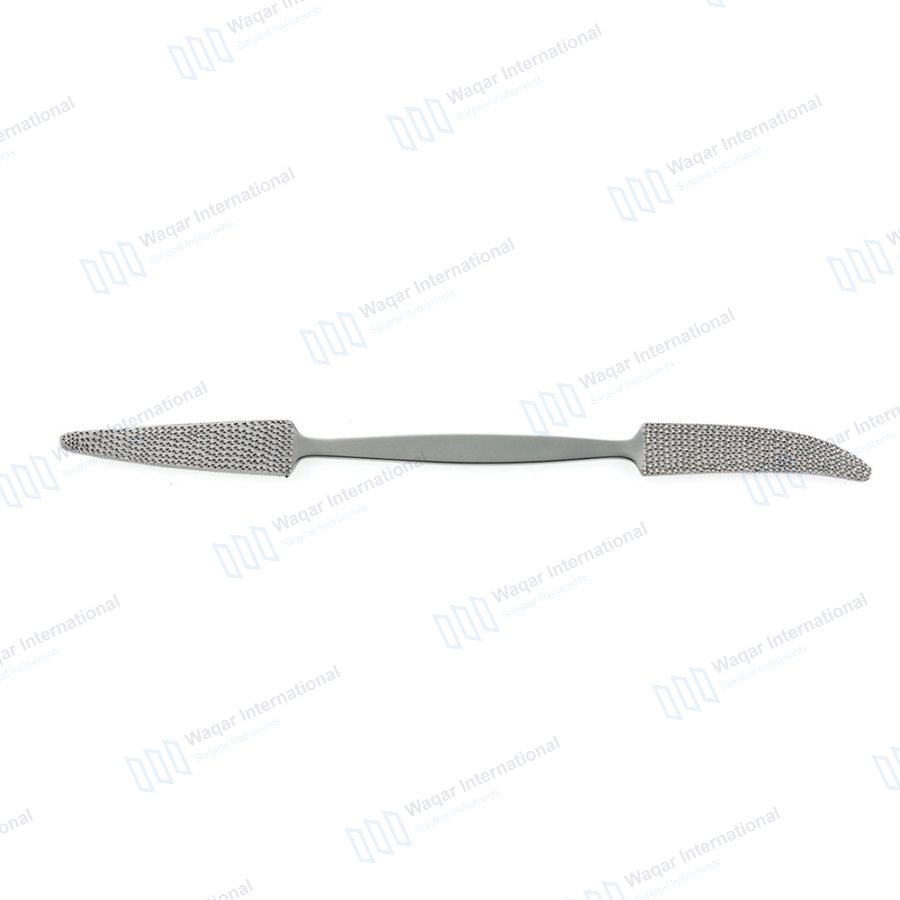 Double Ended Fomon Nasal Bone Rasp Stainless Steel Instrument — ent instruments manufactured by Waqar International, Sialkot