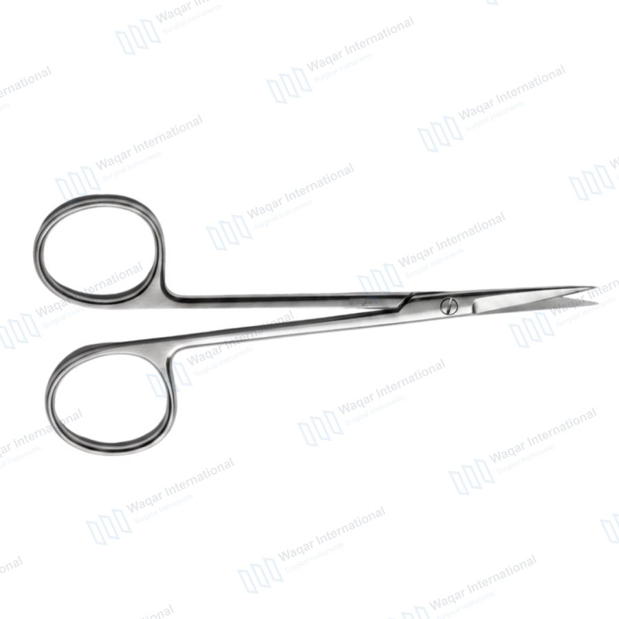 Eye Scissors Straight Stainless Steel Ophthalmic Surgical Instrument — eye instruments manufactured by Waqar International, Sialkot