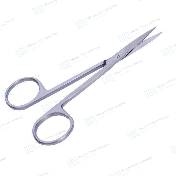 Iris Dissecting Scissors Precision Ophthalmic Microsurgery Instrument — eye instruments manufactured by Waqar International, Sialkot