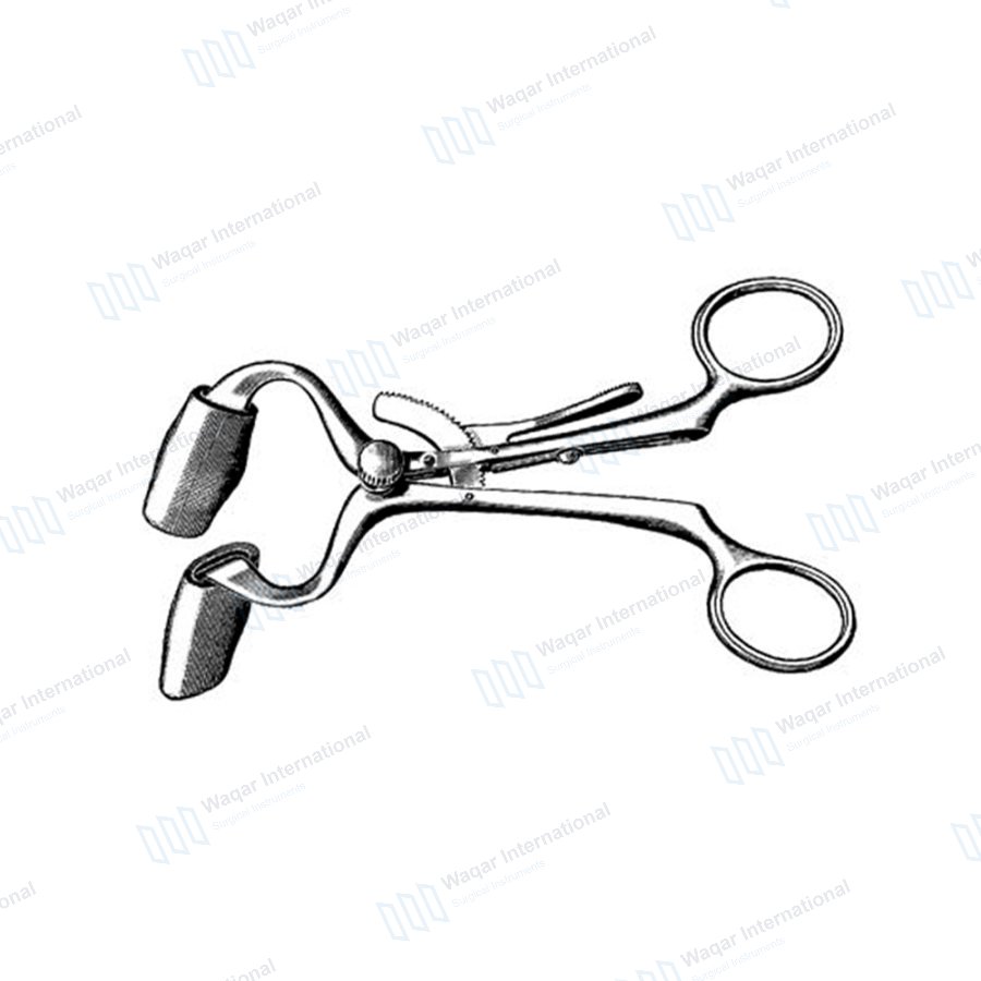 Veterinary Mouth Gag Stainless Steel Horse Cattle Sheep — veterinary instruments manufactured by Waqar International, Sialkot