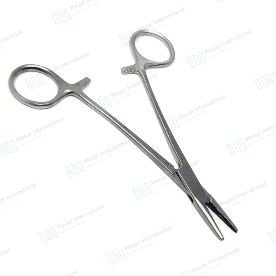 Hospital 14cm Mayo Hegar TC Needle Holder — surgical instruments manufactured by Waqar International, Sialkot