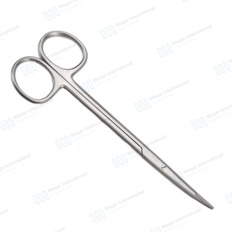 Surgical Stainless Steel Scissors Straight Blunt Tip — surgical instruments manufactured by Waqar International, Sialkot