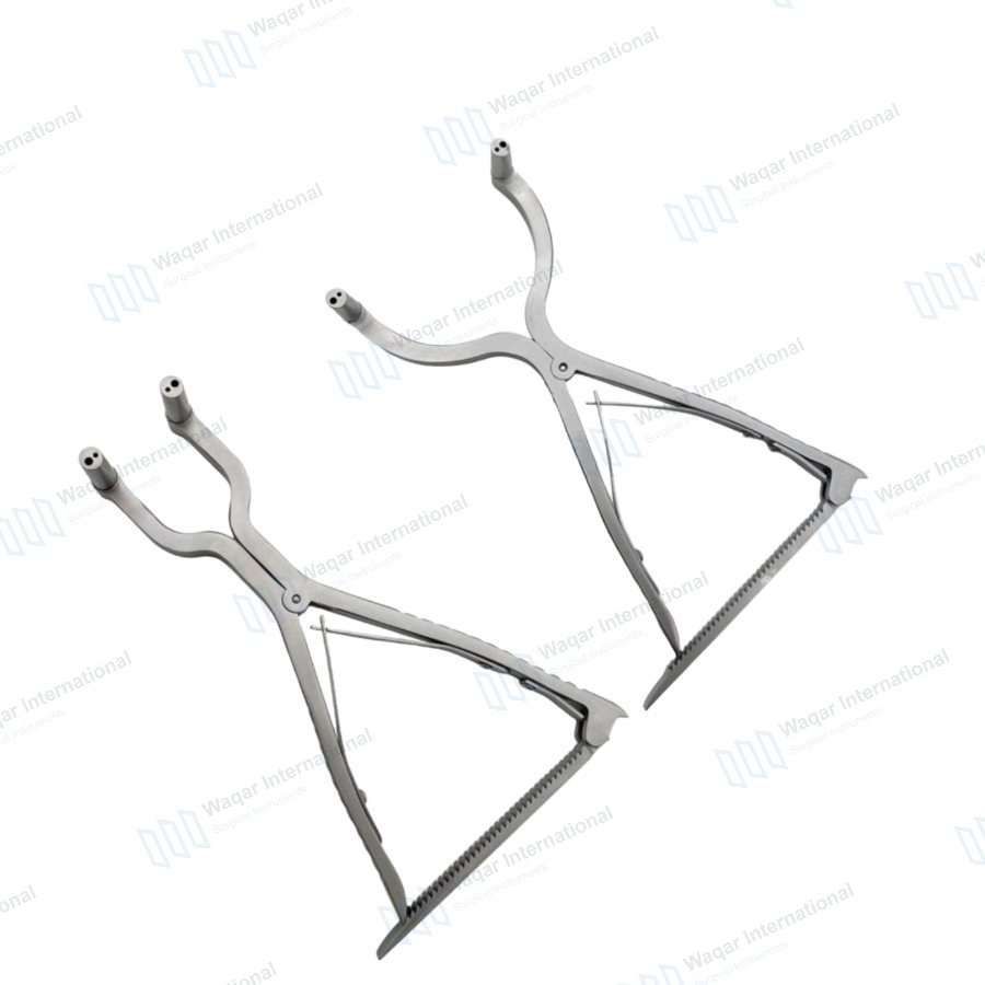Orthopedic Stainless Steel Tibial Plateau Retractor Knee Joint Distractor — orthopedic instruments manufactured by Waqar International, Sialkot