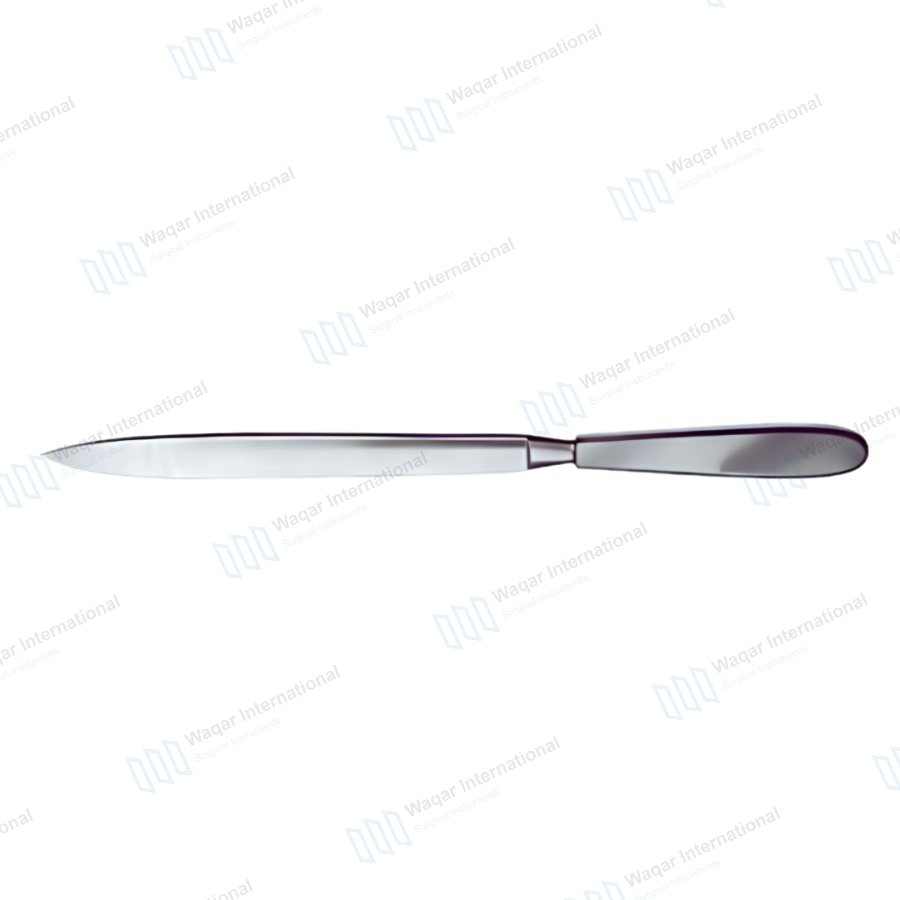 20cm Fixed Blade Autopsy Knife — surgical instruments manufactured by Waqar International, Sialkot