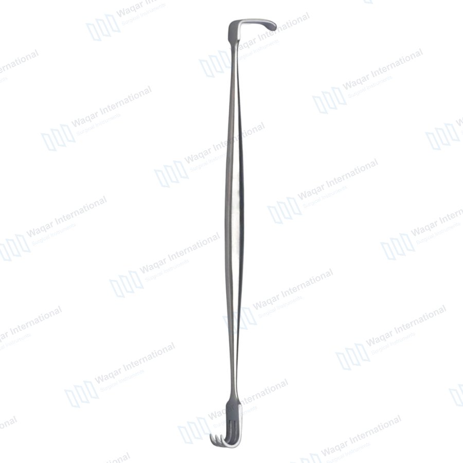 Senn Miller Stainless Steel Double Ended Surgical Retractor — surgical instruments manufactured by Waqar International, Sialkot