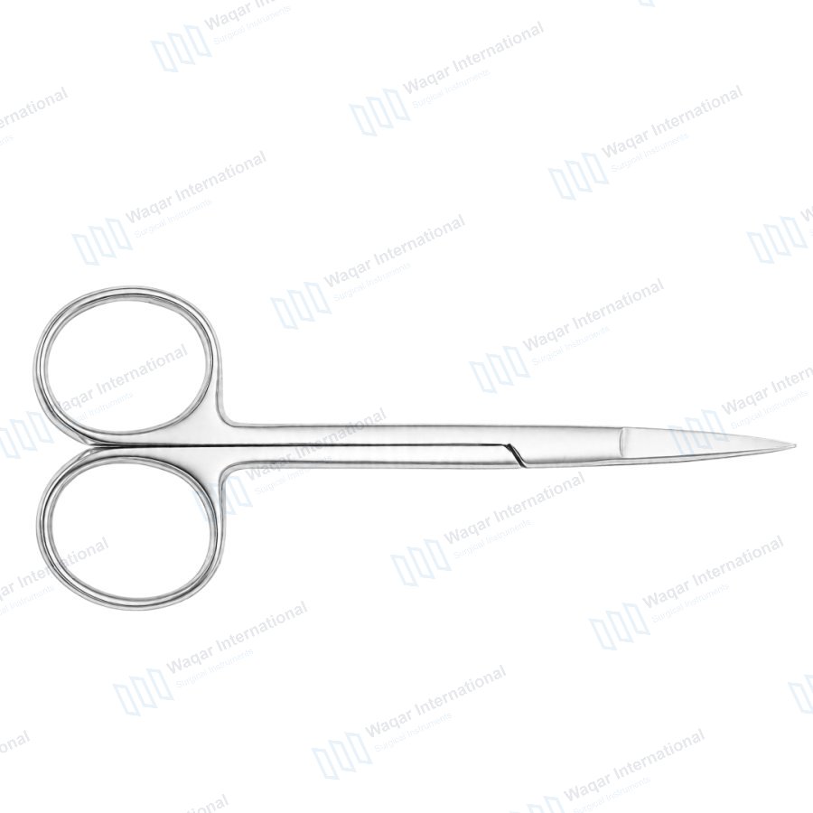 Iris Scissors Straight Stainless Steel Micro Surgical Scissors — eye instruments manufactured by Waqar International, Sialkot
