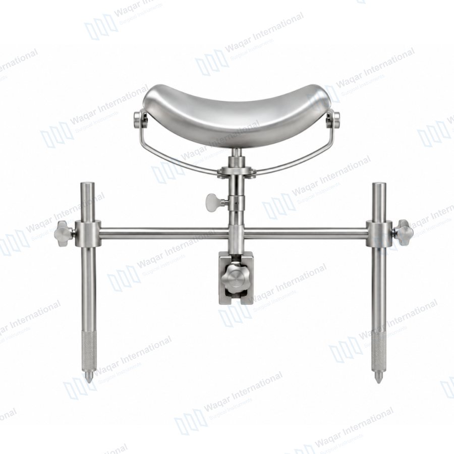 Post Mortem Headrest Reusable Stainless Steel Anatomy Laboratory — surgical instruments manufactured by Waqar International, Sialkot