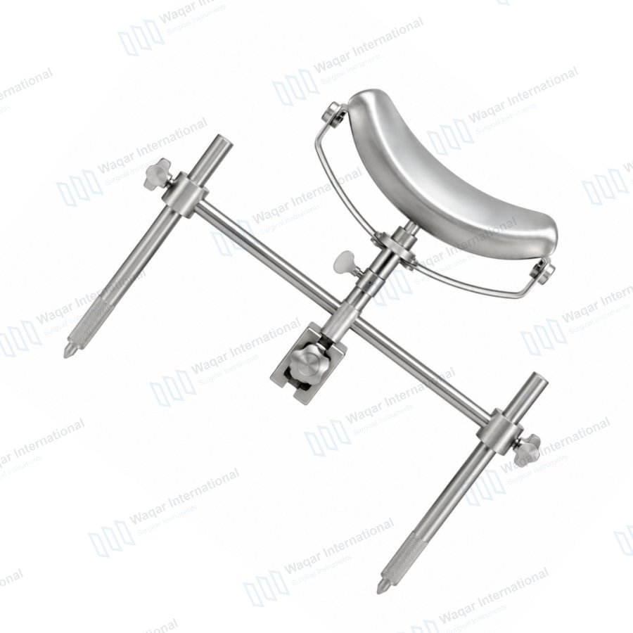 Autopsy Headrest Stainless Steel Forensic Examination Head Support — surgical instruments manufactured by Waqar International, Sialkot
