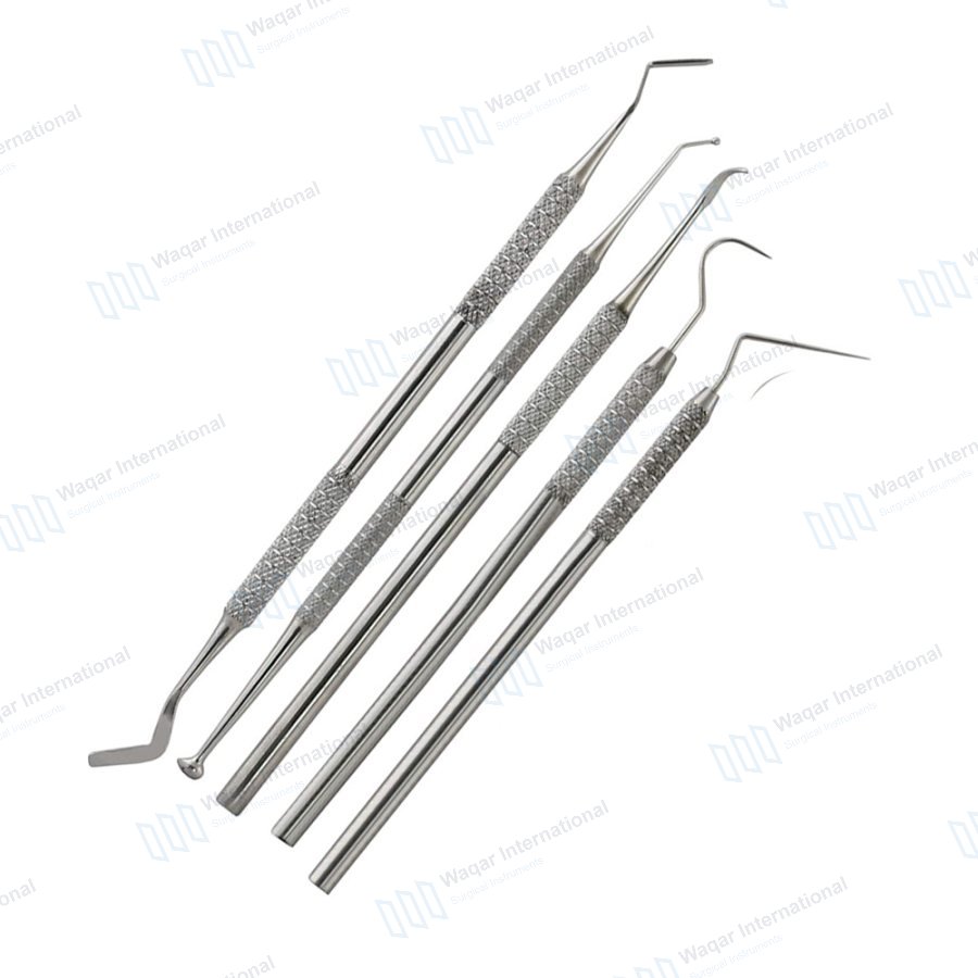 Double-Ended Dental Hygienist Sickle Scaler Curettes Machinery — dental instruments manufactured by Waqar International, Sialkot