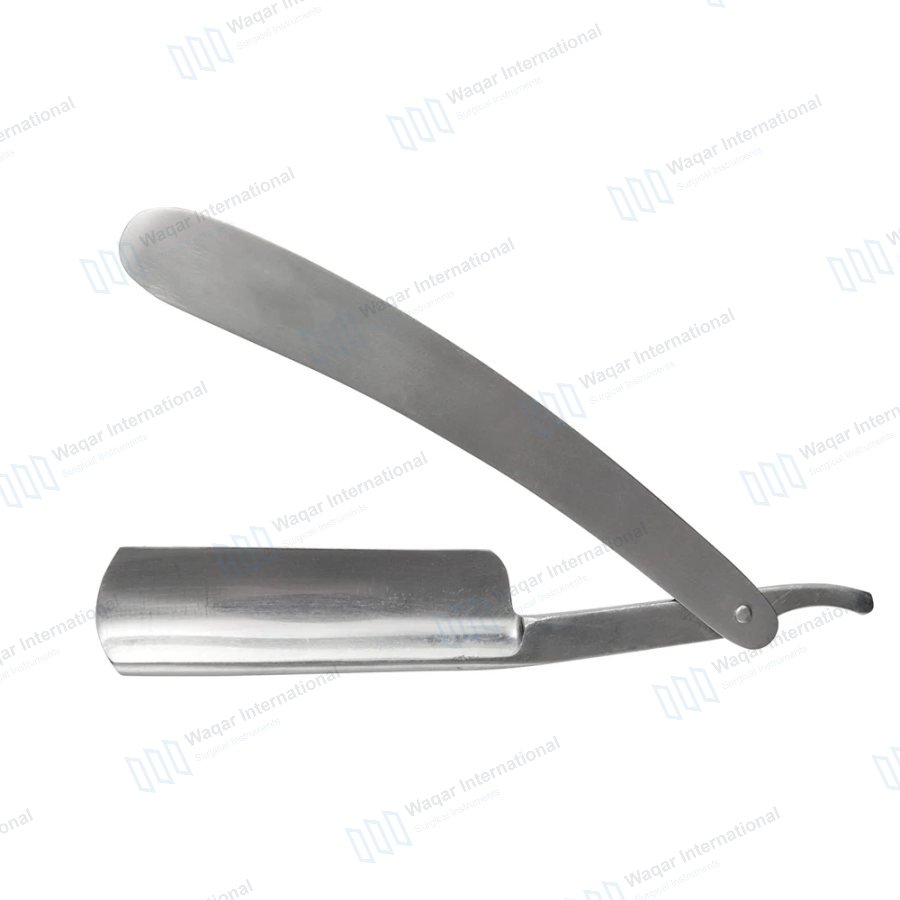 Barber Straight Edge Single Edge Blades Shaving Razor — beauty instruments manufactured by Waqar International, Sialkot
