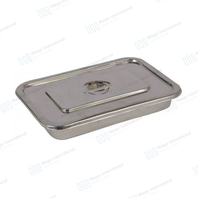 Design Stainless Steel Medical Trays — surgical instruments manufactured by Waqar International, Sialkot