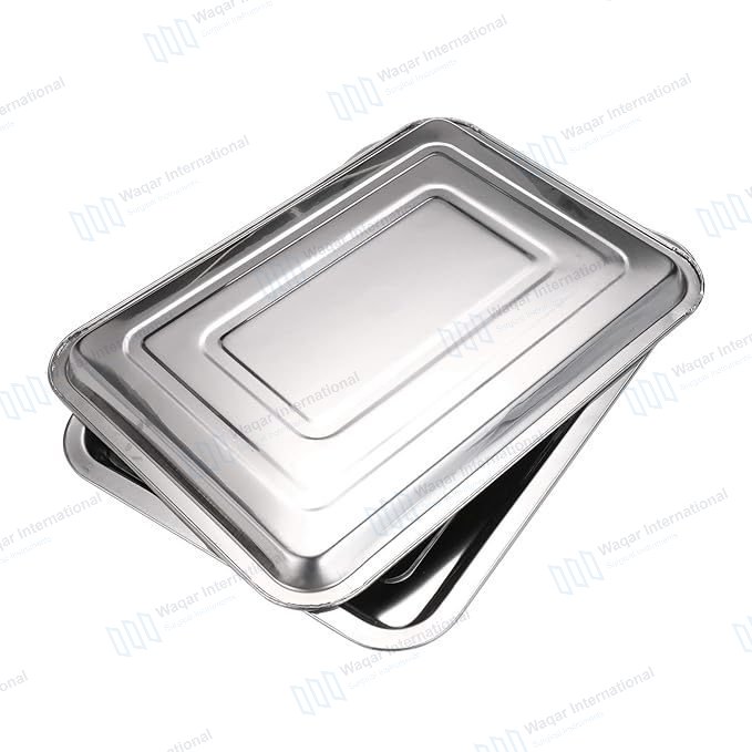 Stainless Steel Dental Surgical Storage Tray for Clinic — dental instruments manufactured by Waqar International, Sialkot
