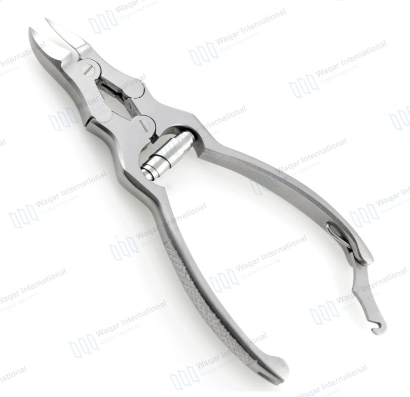 Custom-Made Stainless Steel Finger Nail Nippers Wide Jaw Opening — beauty instruments manufactured by Waqar International, Sialkot